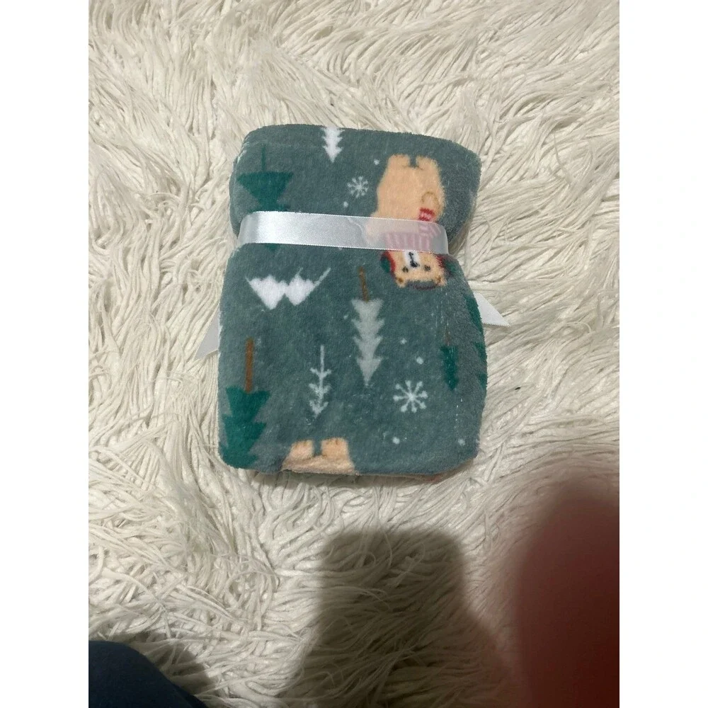 NEW with tag Parent's Choice Plush Baby Blanket - Cabin Chic